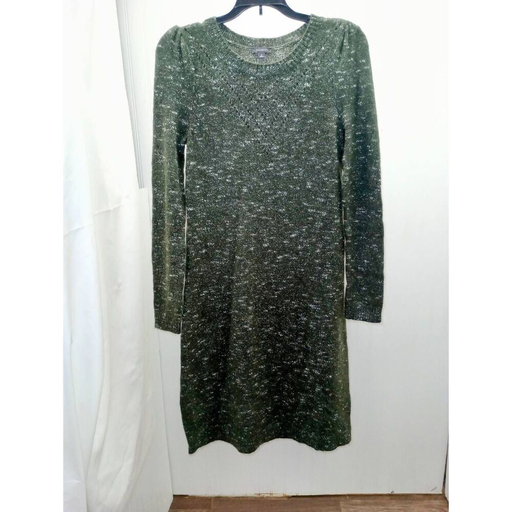 Talbots dark brown sweater dress size small